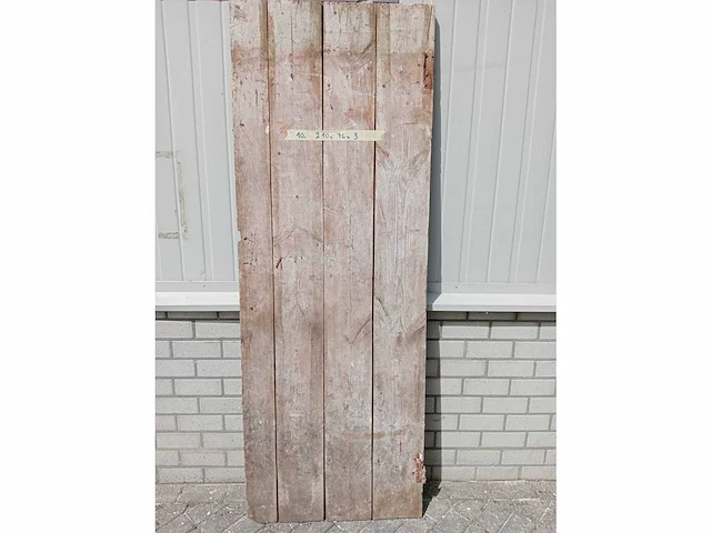 Oude houten deur - afbeelding 1 van  1