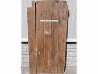 Oude houten deur - afbeelding 1 van  1