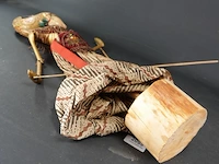 Oude indische wajang golek pop - afbeelding 5 van  5