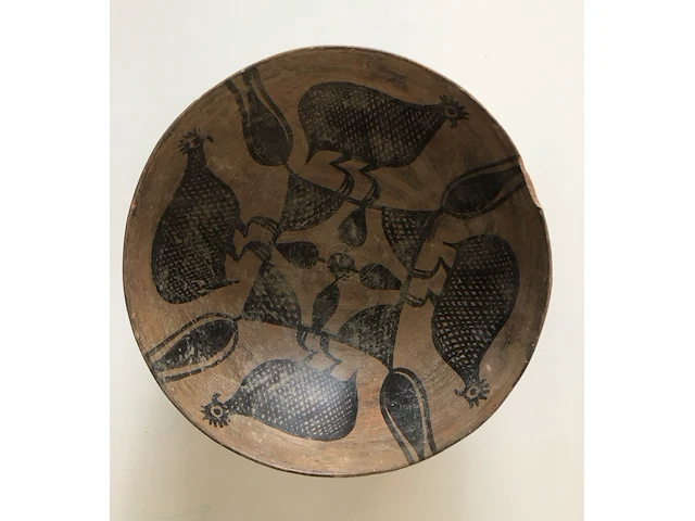 Oude indusvallei - terracotta kom met vogels bouwjaar 3300-2000 v.c., keramiek - afbeelding 2 van  3