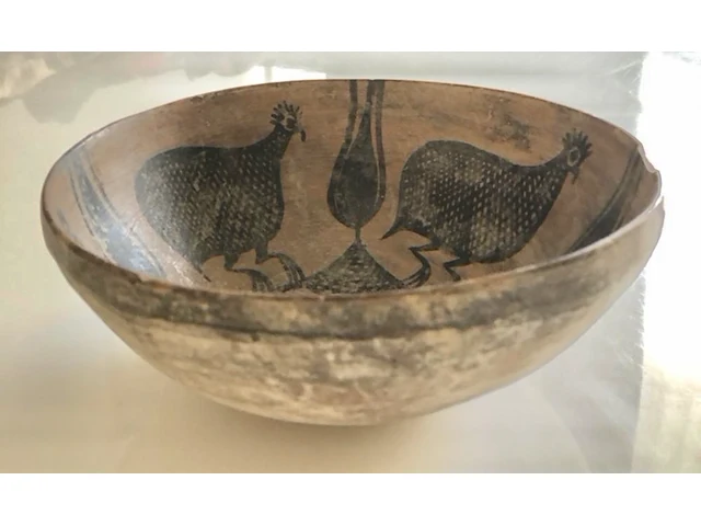 Oude indusvallei - terracotta kom met vogels bouwjaar 3300-2000 v.c., keramiek - afbeelding 3 van  3