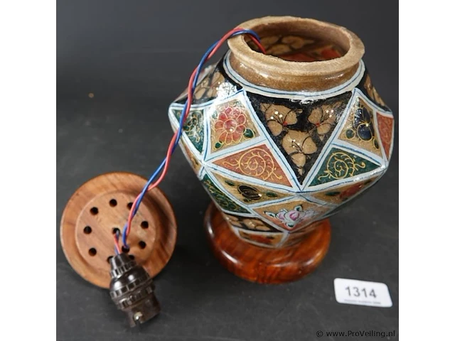 Oude japanse lampvoet - afbeelding 4 van  5