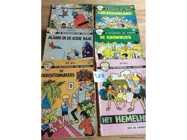 Oude jommeke 6stuks - afbeelding 1 van  2