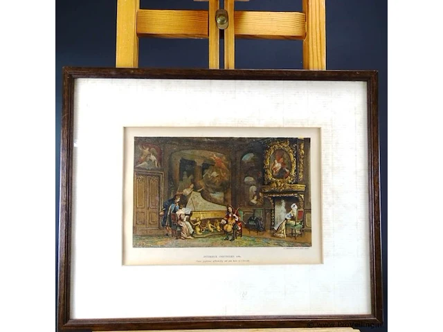 Oude kleurendruk - afbeelding 2 van  5