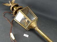 Oude koperen koetslamp - afbeelding 2 van  5