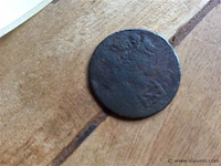 Oude munt hollandia 1780 - afbeelding 3 van  3