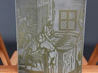 Oude originele etsplaat - afbeelding 2 van  5