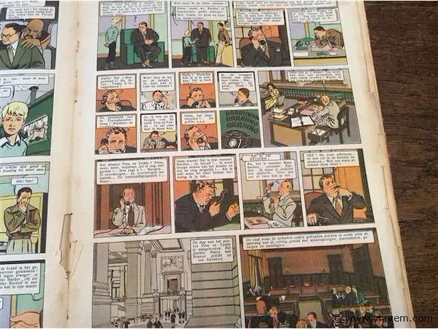 Oude strip pom en teddy - afbeelding 4 van  6