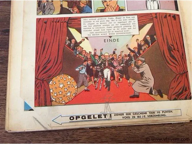 Oude strip pom en teddy - afbeelding 5 van  6