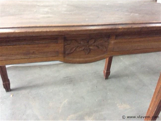 Oude tafel eik - afbeelding 2 van  3