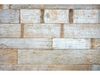 Oude teakplanken white (10x) - afbeelding 1 van  2