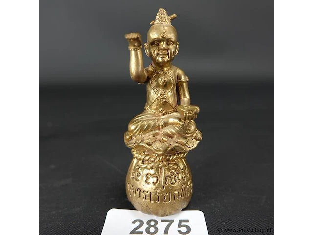 Oude vergulde thaise kuman thong - afbeelding 1 van  5