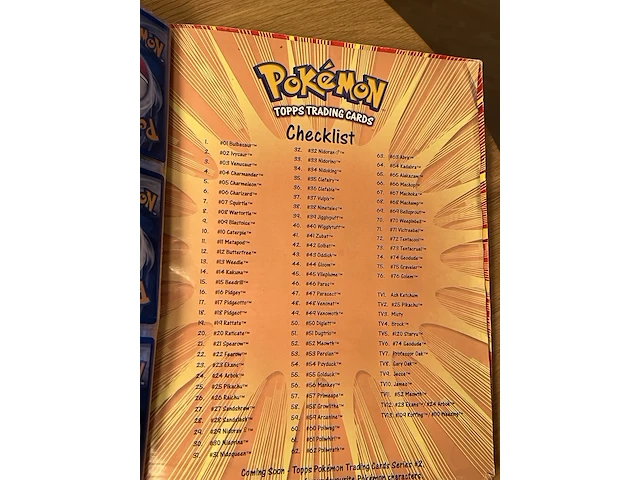 Oude vintage pokémon map met o.a. charizard, venusaur en blastoise - afbeelding 9 van  18