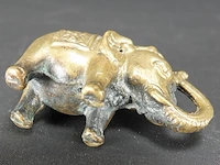 Oude/antieke bronzen olifant - afbeelding 5 van  5