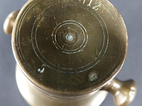 Oude/antieke bronzen vijzel - afbeelding 4 van  5