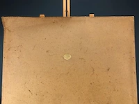 Oude/antieke ets zierikzee gesigneerd - afbeelding 5 van  5