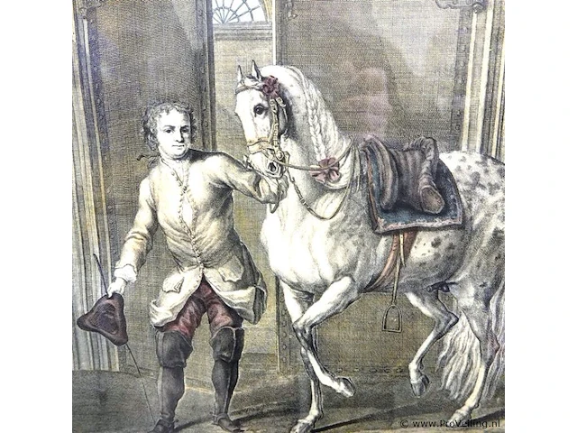 Oude/antieke prent - afbeelding 3 van  5