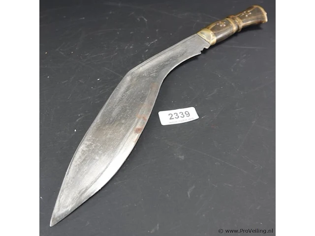 Oude/antieke tibetaans kukri - afbeelding 1 van  5