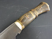 Oude/antieke tibetaans kukri - afbeelding 2 van  5