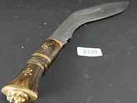 Oude/antieke tibetaans kukri - afbeelding 3 van  5