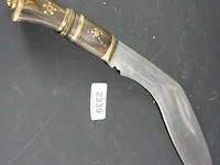 Oude/antieke tibetaans kukri - afbeelding 4 van  5