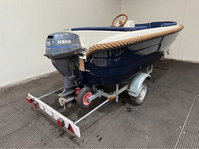 Oudhuizer 460 - yamaha 15pk four stroke - inclusief trailer - sloep - 2011 - afbeelding 5 van  36