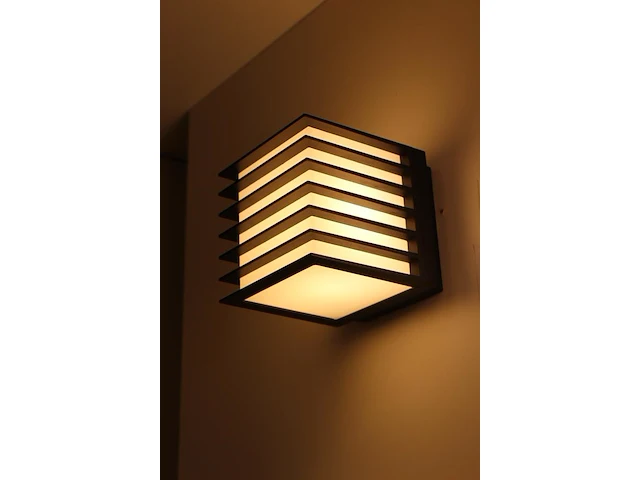 Outdoor led wandlamp fluctus b 13 x 12 cm. - afbeelding 2 van  2