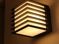 Outdoor led wandlamp fluctus b 13 x 12 cm. - afbeelding 2 van  2