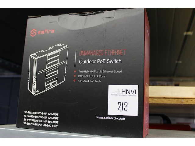 Outdoor poe switch safire - afbeelding 1 van  2