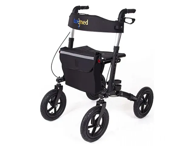 Outdoor rollator met grote wielen - afbeelding 1 van  6