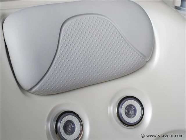 Outdoor spa 5-persoons 220x220 cm - grijs bad / grijze zijkant - incl. bluetooth & wifi - afbeelding 36 van  59