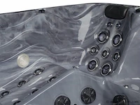 Outdoor spa 5-persoons 220x220 cm - grijs bad / grijze zijkant - incl. bluetooth & wifi - afbeelding 53 van  59