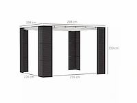 Outsunny - pergola - afbeelding 2 van  6