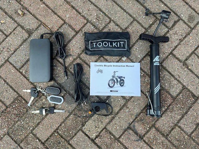 Ouxi fat bike v8 dubbele accu elektrische fiets - afbeelding 9 van  17