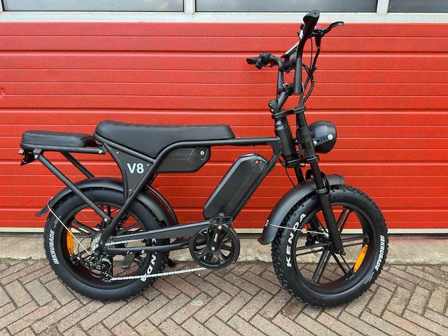 Ouxi fat bike v8 dubbele accu elektrische fiets - afbeelding 10 van  17