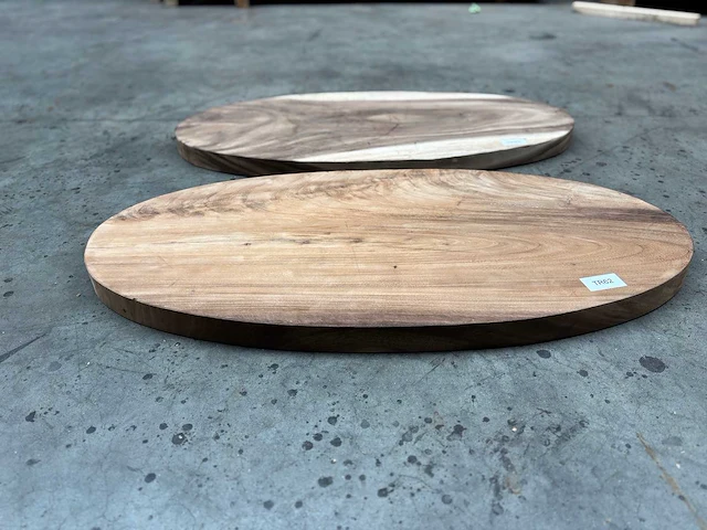 Ovaal suar salontafel blad (2x) - afbeelding 1 van  2