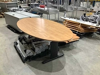 Ovale bureautafel - afbeelding 3 van  6