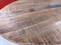 Ovale eetkamertafel , mango hout - afbeelding 5 van  6