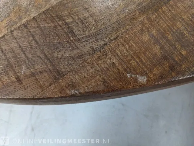 Ovale eetkamertafel , mango hout - afbeelding 6 van  6