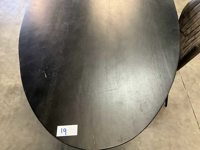 Ovale eetkamertafel - afbeelding 6 van  6