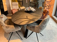 Ovale eetkamertafel - afbeelding 3 van  9