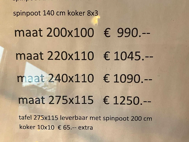 Ovale eetkamertafel - afbeelding 9 van  9
