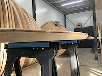 Ovale eikenhout tafelblad 1600x800 (2x) - afbeelding 3 van  4