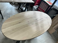 Ovale eikenhout tafelblad 1800x900 (5x) - afbeelding 2 van  5