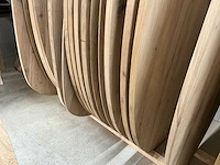 Ovale eikenhout tafelblad 2400x1200 (7x) - afbeelding 3 van  7