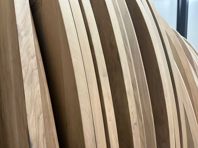 Ovale eikenhout tafelblad 2400x1200 (7x) - afbeelding 5 van  7