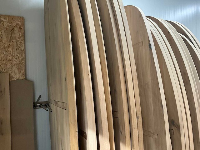 Ovale eikenhout tafelblad 2800x1200 (4x) - afbeelding 6 van  8