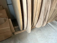 Ovale eikenhout tafelblad 2800x1200 (4x) - afbeelding 8 van  8