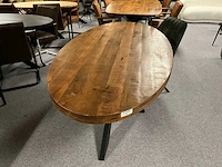 Ovale mango eetkamertafel - afbeelding 1 van  8