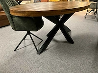 Ovale mango eetkamertafel - afbeelding 3 van  8